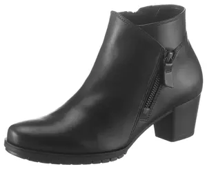 Ботильоны Gabor "Palma", с декоративной молнией снаружи, ширина G, черный