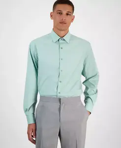 Мужская классическая рубашка с терморегуляцией, созданная для Macy's Alfani, зеленый