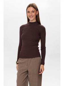 NÜMPH Свитер "Нубия" темно-коричневого цвета