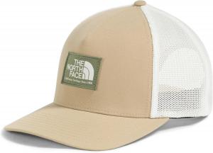The North Face Keep It Patched Trucker | Кепка Deep Fit Snapback для мужчин и женщин с дышащими сетчатыми вставками, Khaki Stone/Bark Mist