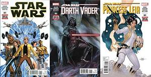 STAR WARS #1, DARTH VADER #1, & PRINCESS LEIA #1 SET - Set of 3 New Marvel Star Wars (Marvel)
