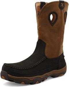 Водонепроницаемые ботинки Twisted X Men's 11 с носком-мокасином, initial