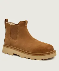 Мужские зимние ботинки Ugg M LUG  замшевые челси, коричнево-рыжий