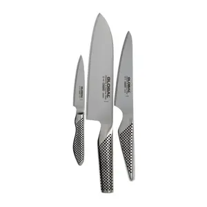 Набор ножей Global из 3 предметов, нержавеющая сталь, серебристый