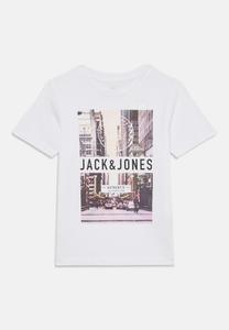 Футболка с принтом JJGARNER TEE CREW NECK Jack & Jones Junior, белый
