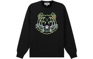 Толстовка женская Kenzo, черный / салатовый