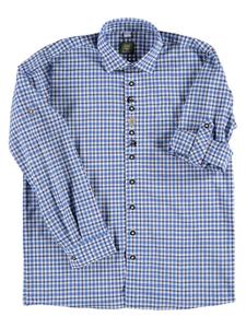 Детская традиционная рубашка Klayom темно-синего цвета OS-Trachten