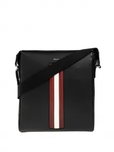 Сумка через плечо в полоску Bally, черный