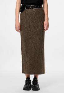 Юбка Pieces Maxi skirt, Morel/Olive