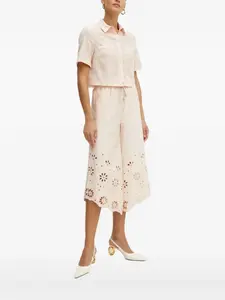 Полосатая рубашка на пуговицах Fracomina, розовый