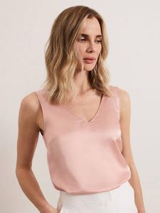 Атласный топ на бретелях athena Phase Eight, цвет Pale Pink