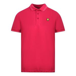 Рубашка-Поло Cranberry с фирменным воротником Lyle & Scott, красный