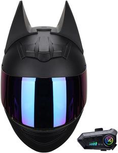 Шлем мотоциклетный YEATLM JY03 Full Face ABS, черный