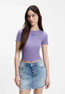 Простая футболка Hugo, Bright Purple