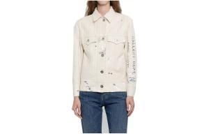 Lanvin Женская джинсовая куртка экрю