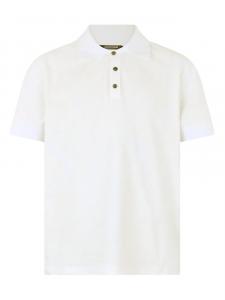 Рубашка поло со змеиным принтом Roberto Cavalli, белый