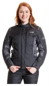 Куртка женская текстильная Т-2203 Fastway, черный/серый