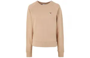 Maison Kitsune Свитшот Women's Brown Crew Neck Moderate Regular