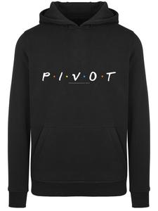 Толстовка F4NT4STIC Hoodie FRIENDS TV Serie Pivot Logo BLK, черный
