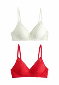 Бюстгальтер Next DETAIL 2 PACK NON WIRE, Red Cream/Red