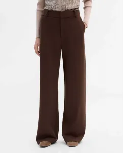 Женские брюки с широкими штанинами и поясом Simorra, коричневый