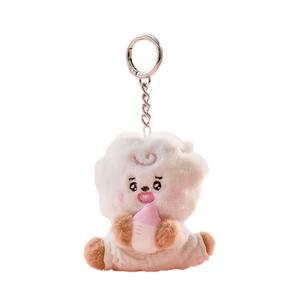 Коллекционная кукла-пустышка bt21 baby на цепочке плюш высотой 9см/9,5см LINE FRIENDS