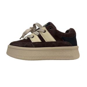 AQUASCUTUM Высокие низкие кеды для скейтбординга женские коричневые, цвет Brown