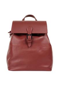 Рюкзак из натуральной кожи, производство Италия Cluty, цвет Papaya