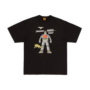 Футболка I KNOW NIGO TOO Unisex HUMAN MADE, черный