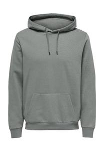Толстовка с капюшоном "Ceres" с завязками и карманом-кенгуру Only & Sons, цвет 262142 castor gra