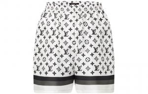 3D MONOGRAM повседневные шорты женские белые Louis Vuitton