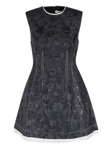 Платье мини Audrina с цветочным принтом Simkhai, черный