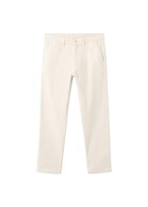 MANGO MAN Брюки 'Berdam' Slim fit цвета Ivory