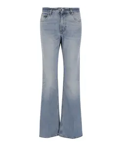 Широкие расклешенные джинсы Haikure, синий