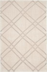 Ковер SAFAVIEH, 122 x 183 см, Stone Wash Collection Dove / Ivory STW701A ручной работы с узором плетеного бамбука из шелка