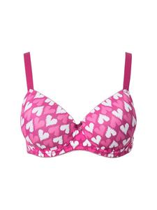 Бюстгальтер на косточках Ulla Popken, фуксия