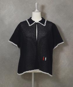 Кардиган из хлопковой сетки