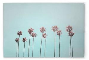 Картина на холсте A.S. Création Tropical Trees цвет blaurosagrau