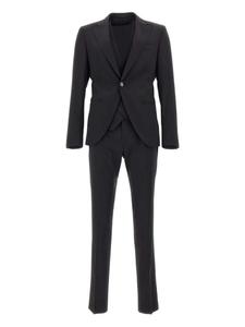 Однобортный костюм Corneliani, черный