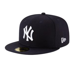 New Era 59Fifty MLB New York Yankees шерстяная темно-синяя приталенная кепка 11941906