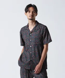 Рубашка BAEXFATE Ice Cool Satin с открытым воротником и короткими рукавами