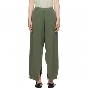 MM6 Maison Margiela Женские повседневные брюки зеленые