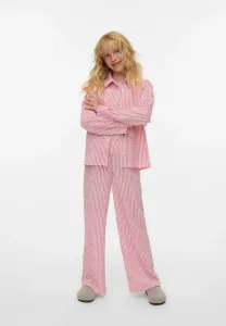 Блузка vmannie на пуговицах Vero Moda Girl, Holly Berry