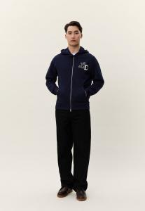 Толстовка Les Deux ZIPPER HOOD, Dark Navy Blue/Dark Blue