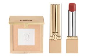 Набор пудры для лица british lady lipstick trench coat, легко растушевывается, выравнивает тон кожи, 3г+11г Burberry