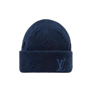Хлопковые шапки Cotton Beanies мужские LOUIS VUITTON, синий