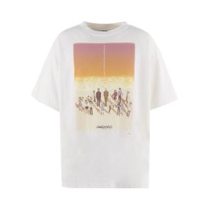 Футболка SAINT Mxxxxxx x Evangelion x GEEKS RULE Tee 'Orange/White', оранжевый