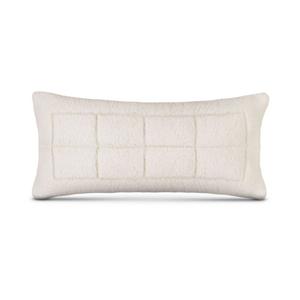 Чехол на подушку 40x80 см, включая подушку - флис шерпа - уютный чехол на молнии - идеально подходит в качестве декоративной подушки, подушки для сна, подушки для дивана Bestlivings