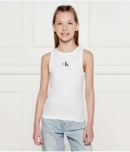 Топ slim fit Calvin Klein Jeans, белый