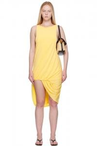 Мини-платье 'The Peplo' в стиле круиз Jacquemus, желтый